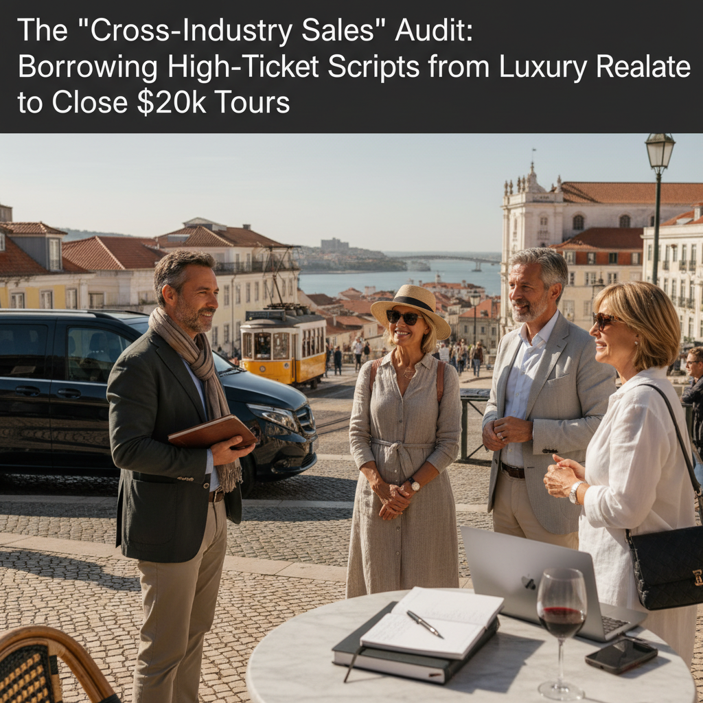 The 'Cross-Industry Sales' Audit: Borrowing High-Ticket Scripts from Luxury Real Estate to Close $20k Tours
