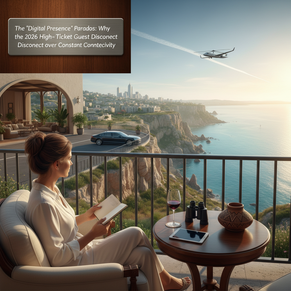 The 'Digital Presence' Paradox: Why the 2026 High-Ticket Guest Values Disconnect over Constant Connectivity