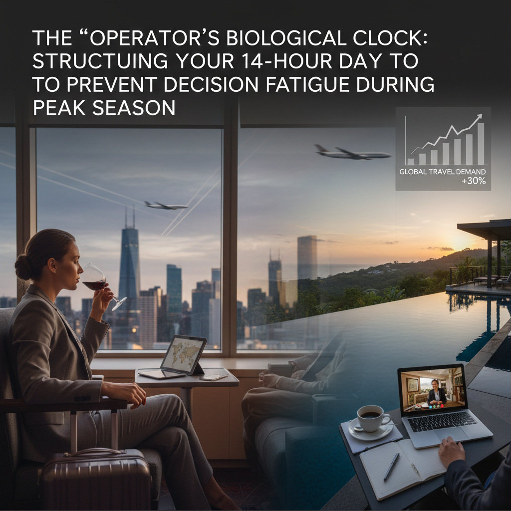 The 'Operator’s Biological Clock': Structuring Your 14-Hour Day to Prevent Decision Fatigue During Peak Season