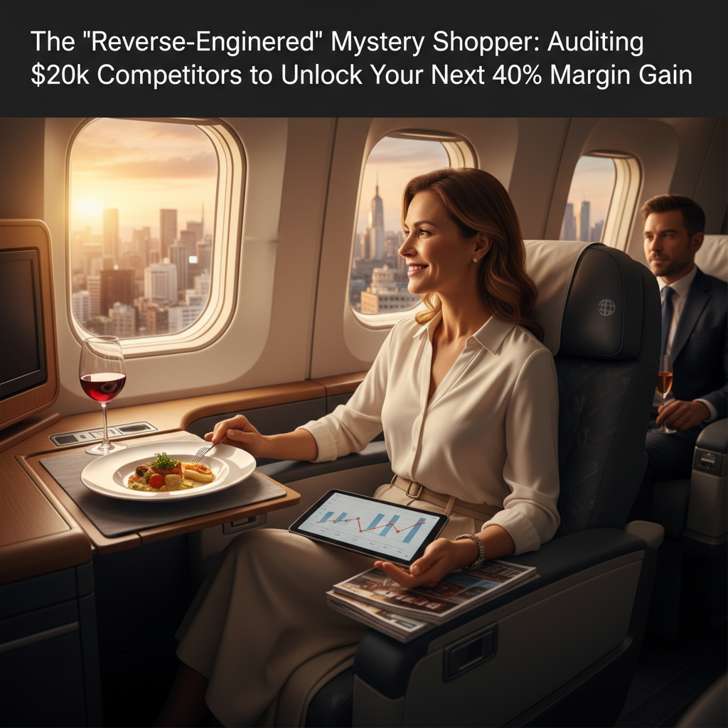The 'Reverse-Engineered' Mystery Shopper: Auditing $20k Competitors to Unlock Your Next 40% Margin Gain